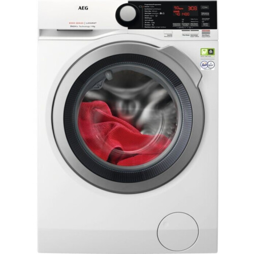 AEG L8FBE96S - Voorlader wasmachine - 9 kg - 1600 tpm - Stoomfunctie