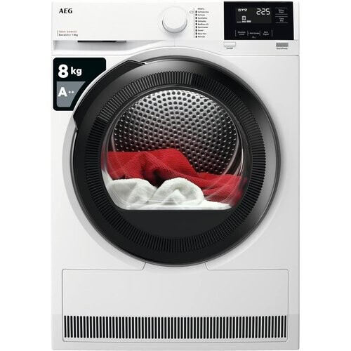 Aeg Tr718l4b - Warmtepompdroger - 8 Kg - Sensordrogen - 66 Db - Energieklasse E | Tweedehands (Refurbished)