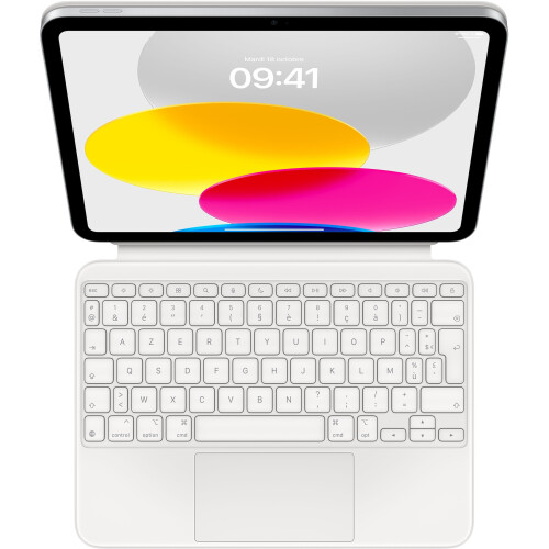 Apple iPad (2022/2024) - Magic Keyboard Folio - 14 functietoetsen - Aluminium/Wit
