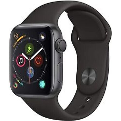Apple Watch Series 4 40 mm aluminium spacegrijs met sportarmband [wifi] zwart