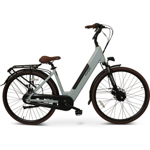 Avon Bx1 Elektrische Fiets 28 Inch – 250w Voorwielmotor 504wh Accu 90km Actieradius Hydraulische Schijfremmen Nexus 3-speed Kleurendisplay Lage Instap Muted Grayish-blue