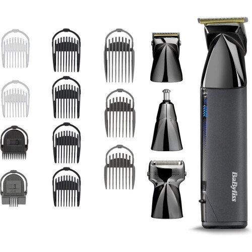 BaByliss Super-X Metal Series MT991E - Multigroom 15-in-1 - Draadloos - Zwart