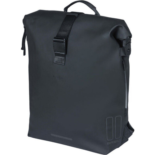 Basil SoHo Nordlicht - Fietsrugzak - LED-verlichting waterdicht - Zwart - 17 Liter