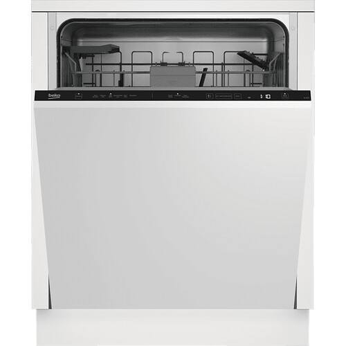 Beko Din2643m0 - Inbouw Vaatwasser - 60 Cm - 14 Couverts - 48 Db - Energieklasse D | Tweedehands (Refurbished)