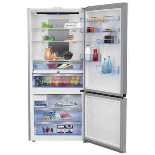 Beko RCNE720E3VZXPN - Vrijstaande 2-deurs koelkast - 615 liter - Inox