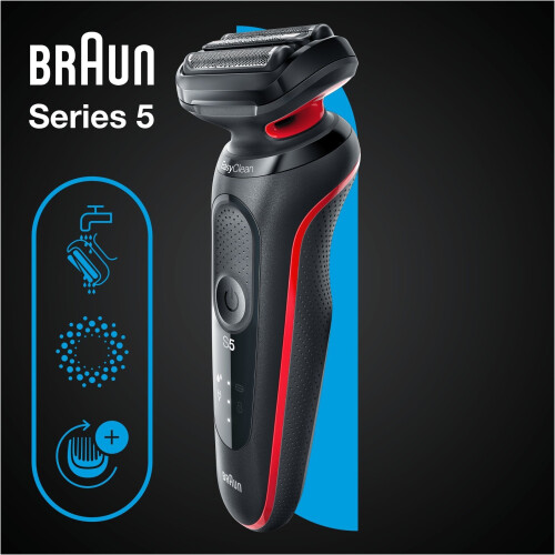 Braun Series 5 51-R1000s - Elektrisch scheerapparaat - 3 flexibele mesjes - 100% waterbestendig