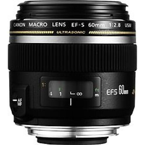 Canon EF-S 60 mm F2.8 USM Macro 52 mm filter (geschikt voor Canon EF-S) zwart