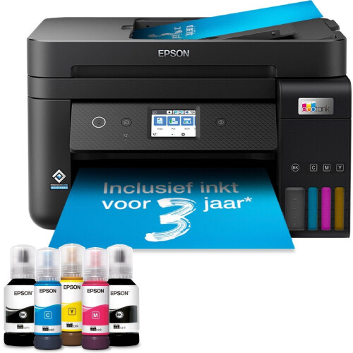 Epson EcoTank ET-4850 - All-In-One Inkttank Printer - Inclusief tot 3 jaar inkt