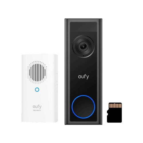eufy Video Doorbell C31 - Voordeelbundel - 2K FHD - Werkt op batterijen of hardwired