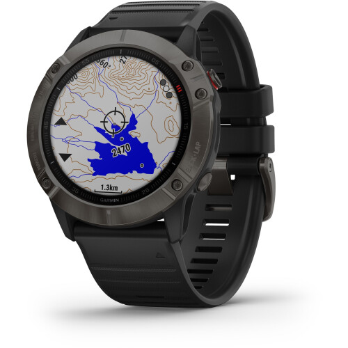 Garmin fēnix 6X Sapphire - Smartwatch - Saffierglas - Zwart