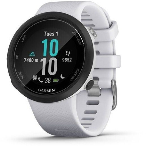 Garmin Swim 2 - Zwemhorloge - GPS hartslagmeting onderwater - Zwart (Wit)