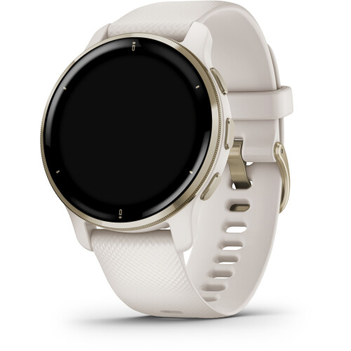 Garmin Venu 2 Plus - GPS Smartwatch - Gezondheidsmonitoring Spraakbesturing - Beige (Goud)
