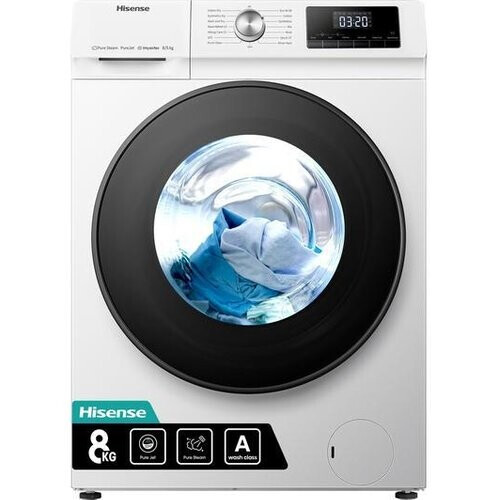 Hisense Wdqa8014evjm - Was-droogcombinatie - 8 Kg Wassen - 5 Kg Drogen - 1400 Tpm - Stoomfunctie - Energieklasse D | Nieuw (outlet)