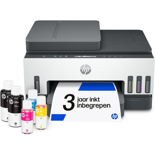 HP Smart Tank 7305 - All-in-One Printer - Tot 3 jaar inkt - Light Basalt
