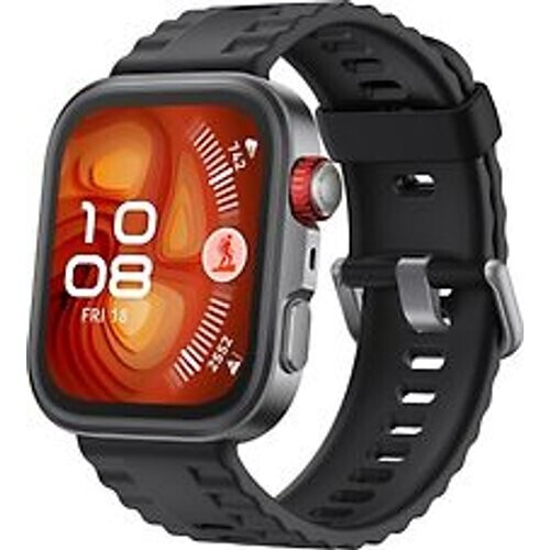 Huawei Watch Fit 4 Pro 40 mm zwart met fluoro-elastomeer bandje zwart