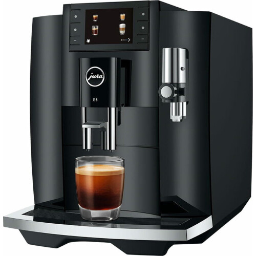 Jura E8 (EC) - Volautomatische Koffiemachine - 17 Koffiespecialiteiten - 1,9L Waterreservoir