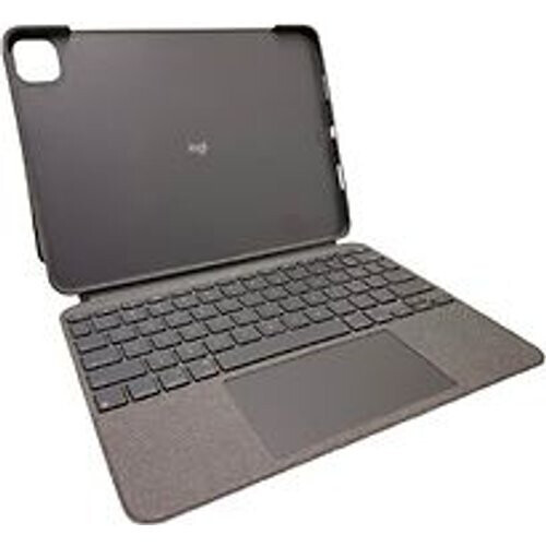 Logitech Combo Touch Dock iPad Pro 11 (1e, 2e, 3e, 4e generatie) [engels toetsenbordindeling, QWERTY] oxford grey