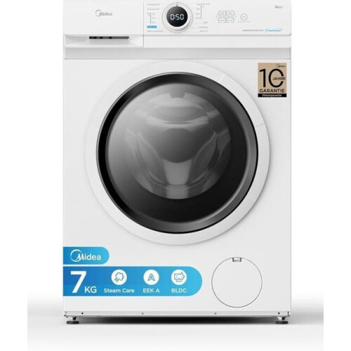 Midea MF10EW70B - Wasmachine Voorlader 7 kg 1400 RPM - A Energieklasse - Wit
