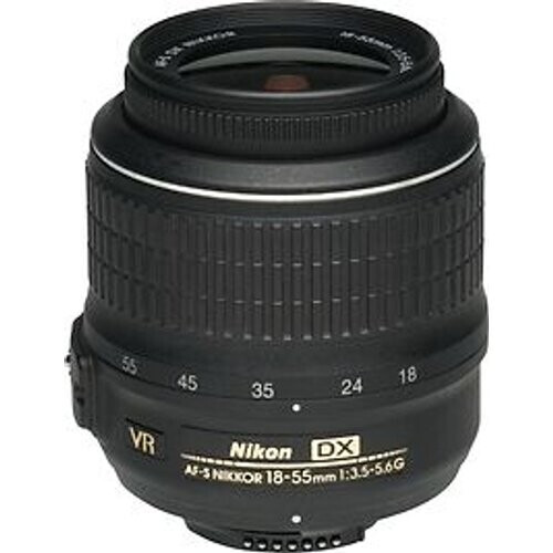 Nikon AF-S DX NIKKOR 18-55 mm F3.5-5.6 G VR 52 mm filter (geschikt voor Nikon F) zwart