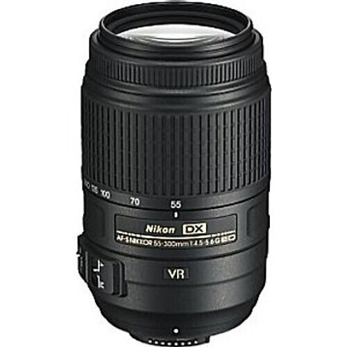 Nikon AF-S DX NIKKOR 55-300 mm F4.5-5.6 ED G VR 58 mm filter (geschikt voor Nikon F) zwart