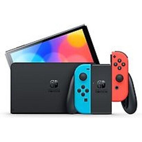 Nintendo Switch OLED 64GB [incl. controller roodblauw] zwart
