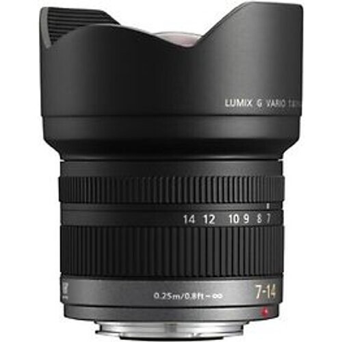 Panasonic Lumix G 7-14 mm F4.0 75 mm filter (geschikt voor Micro Four Thirds) zwart