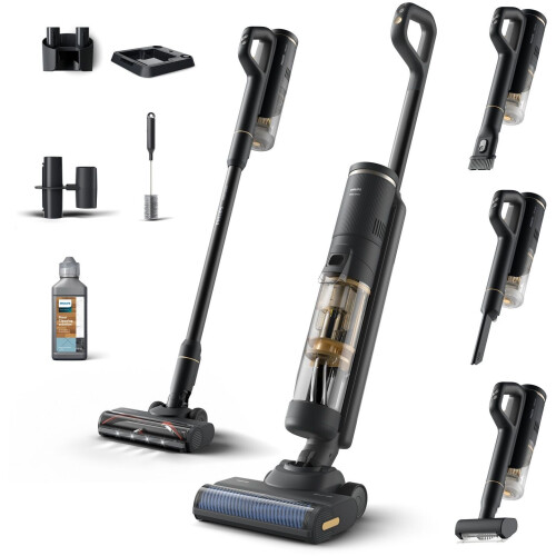 Philips 7000-serie - AquaTrio snoerloze stofzuiger - 3-in-1 stofzuigen dweilen kruimeldief