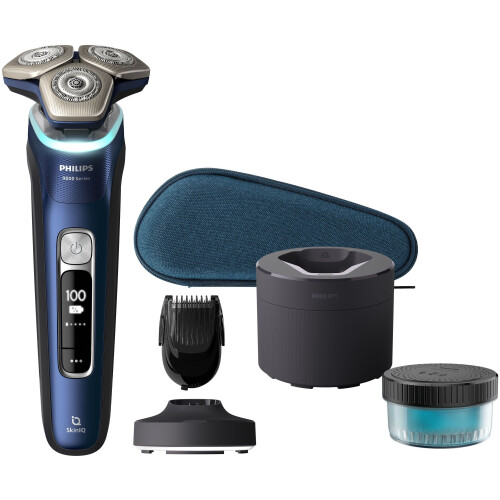 Philips Shaver Series 9000 S9980/59 - Elektrisch scheerapparaat - SkinIQ nat en droog - 360-D flexibele scheerhoofden