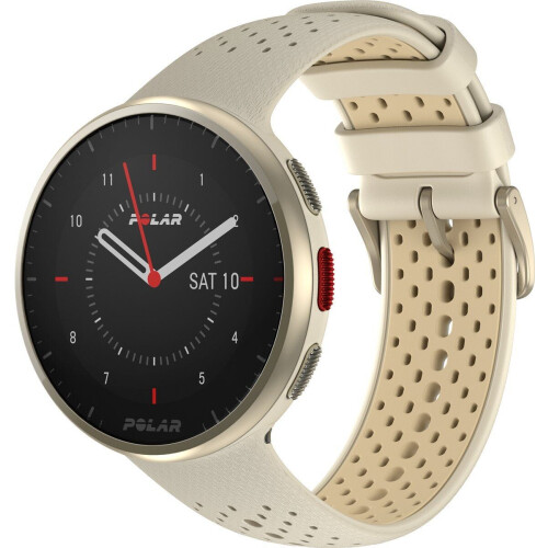 Polar Pacer Pro - GPS Hardloophorloge - Geïntegreerde barometer - Goud (Crème)