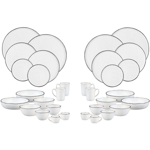 PURE Complete Set - Servies voor 4 personen - 32 stuks - Sneeuwwitje