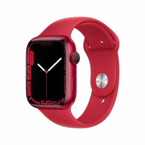 Refurbished Apple Watch Series 7 45mm Rood Licht gebruikt