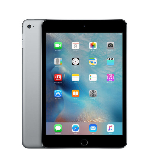 Refurbished iPad Mini 4 128 GB Space Gray Licht gebruikt