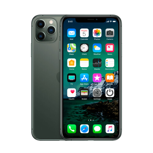Refurbished iPhone 11 Pro Max 256 GB Groen Als nieuw + Nieuwe batterij