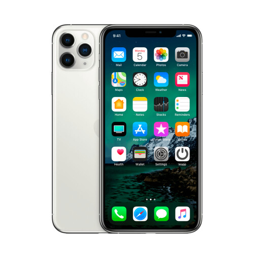 Refurbished iPhone 11 Pro Max 64 GB Zilver Als nieuw + Nieuwe batterij