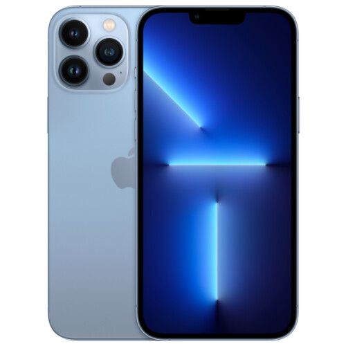 Refurbished iPhone 13 Pro Max 128 GB Blauw Als nieuw + Nieuwe batterij