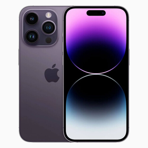 Refurbished iPhone 14 Pro Max 128 GB Paars Als nieuw + Nieuwe batterij