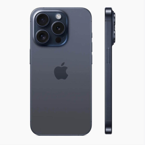 Refurbished iPhone 15 Pro 128 GB Titanium Blauw Als nieuw
