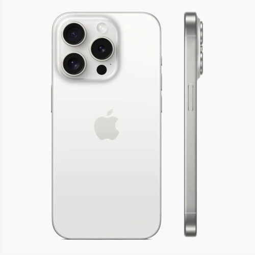 Refurbished iPhone 15 Pro 128 GB Titanium Wit Gebruikt
