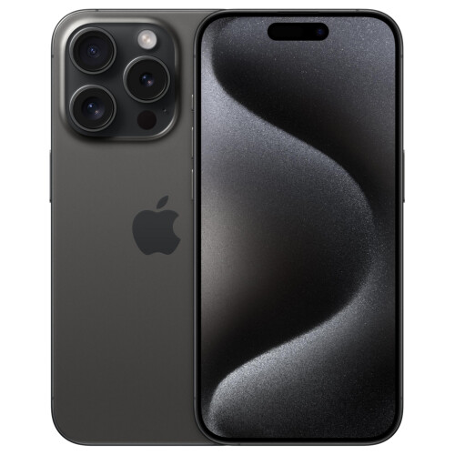 Refurbished iPhone 15 Pro 128 GB Titanium Zwart Gebruikt