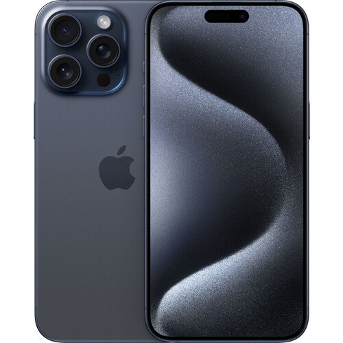 Refurbished iPhone 15 Pro Max 256GB Blue Titanium (Licht gebruikt)