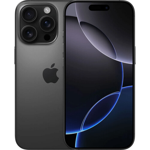Refurbished iPhone 16 Pro 256GB Black Titanium (Licht gebruikt)