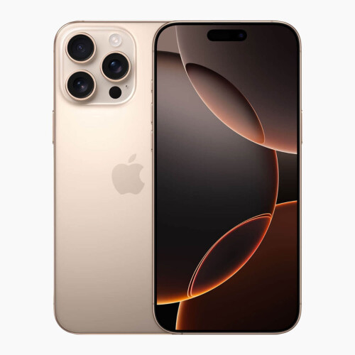 Refurbished iPhone 16 Pro Max 256 GB Goud Als nieuw + Nieuwe batterij