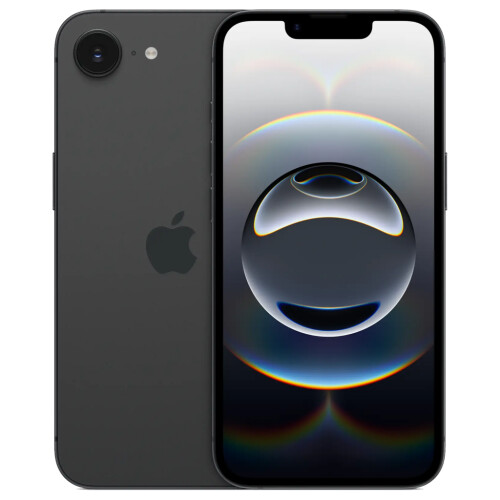 Refurbished iPhone 16e 256GB Zwart Als nieuw