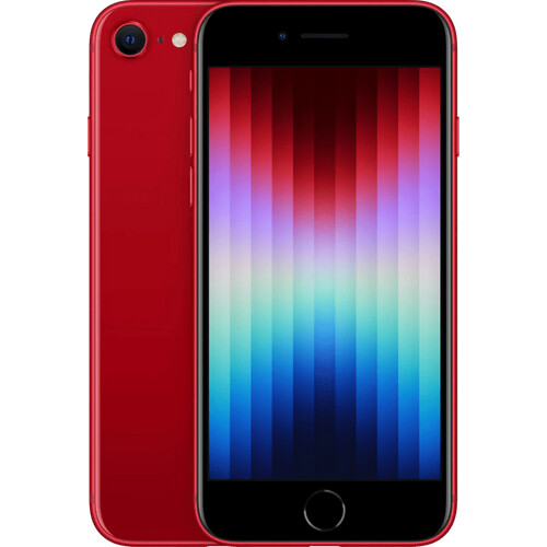 Refurbished iPhone SE 2022 128GB Rood (Licht gebruikt)