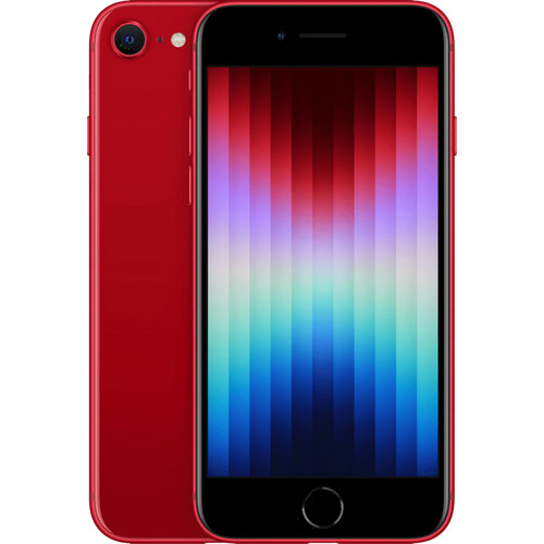 Refurbished iPhone SE 2022 64GB Rood (Licht gebruikt)