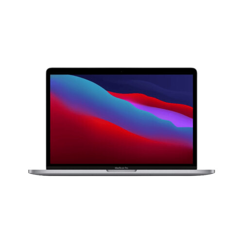 Refurbished MacBook Pro 13 inch M1 256 GB Space Gray 8 GB Licht gebruikt