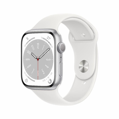 Refurbished Watch Series 8 GPS 45mm Aluminium Zilver Licht gebruikt