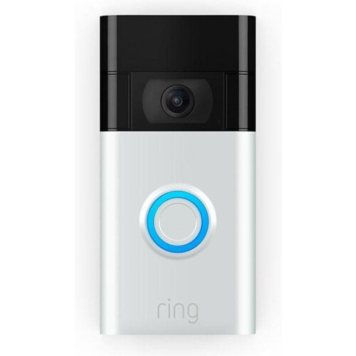Ring Video Deurbel (2de generatie) - Draadloos - 1080p HD-video - Zilver