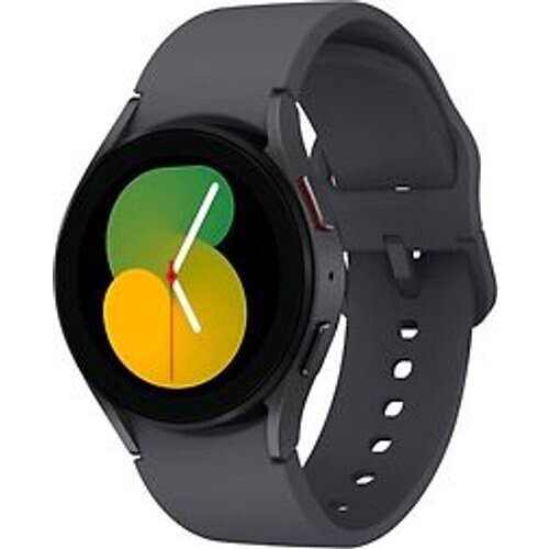 Samsung Galaxy Watch5 40 mm horlogekast van Black Aluminium op Graphite Sport Band S/M [Wi-Fi + 4G]