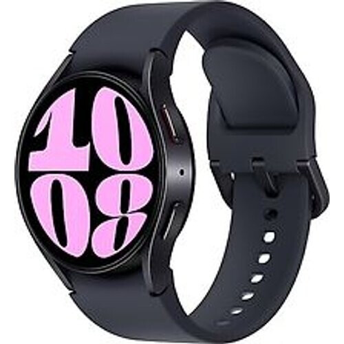 Samsung Galaxy Watch6 40 mm aluminium kast graphite op sportbandje S/M graphite [wifi + 4G]